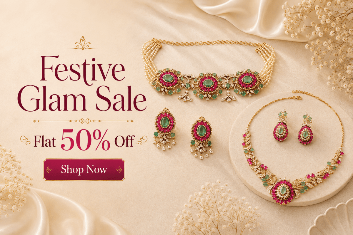 Festive Glam Sale — Flat 50% off